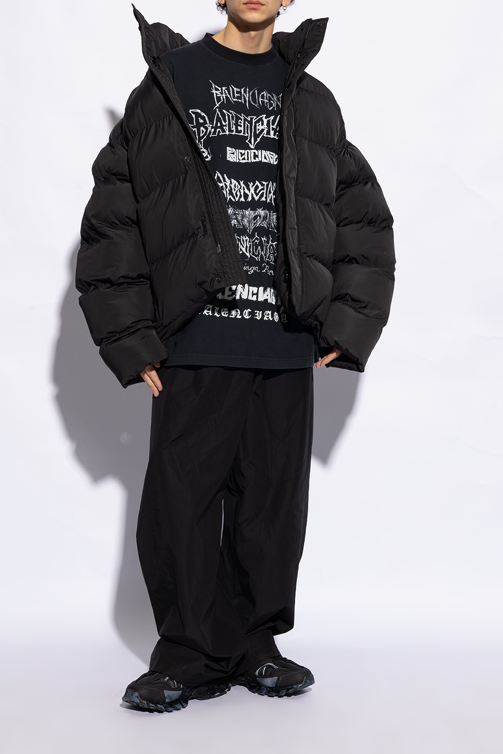 パーカー・フーディ BALENCIAGA FW23 Balenciaga Coats Black (751715 TNO191000) BALENCIAGA - Balenciaga Wrap parka | Leam Roma - Luxury